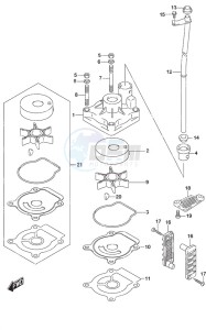 DF 60A drawing Water Pump