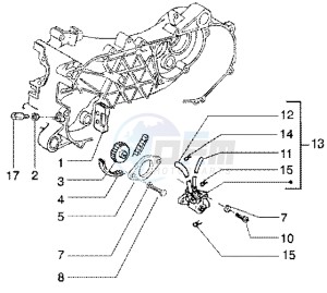 Runner 50 Poggiali drawing Oil pump