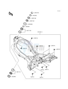 ZX 600 F [NINJA ZX-6R] (F1-F3) [NINJA ZX-6R] drawing FRAME