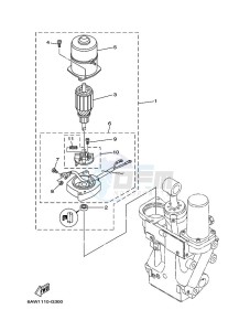 F350AETU drawing TILT-SYSTEM-2