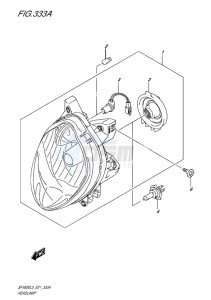 SFV 650 GLADIUS EU drawing HEADLAMP