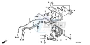 CBF1000S9 UK - (E / ABS MKH) drawing ABS MODULATOR