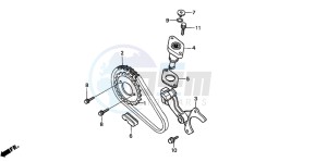 TRX450FM drawing CAM CHAIN