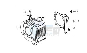 Quasar 125-180 drawing Cylinder