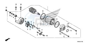 NC750XDG SH125AS UK - (E) drawing STARTING MOTOR