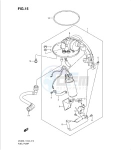 VL800 drawing FUEL PUMP