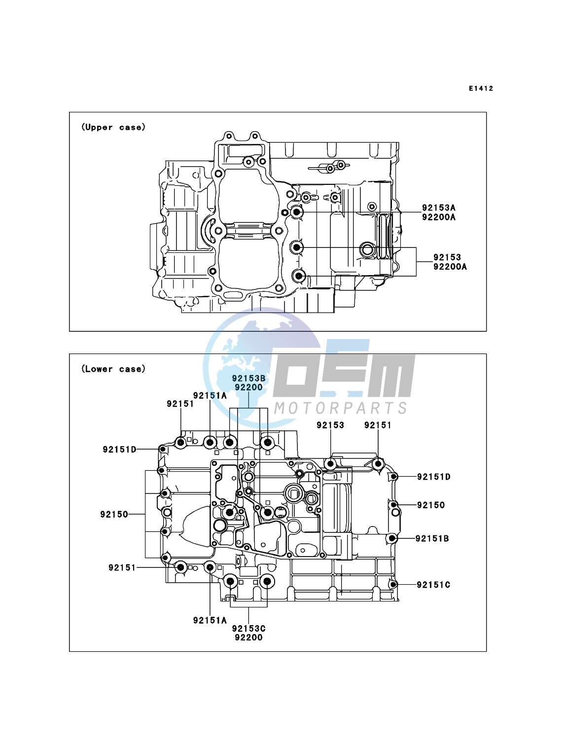 Crankcase Bolt Pattern