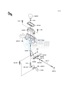 KVF650 4x4 KVF650-D1 EU GB drawing Control