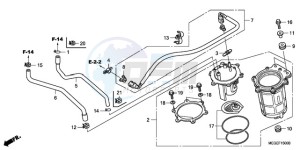 VT750CA9 Korea - (KO / ST) drawing FUEL PUMP