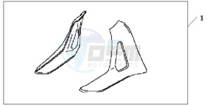 GL18009 UK - (E / AB MKH NAV) drawing SCUFF COVER