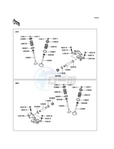 KVF650 4x4 KVF650D6F EU GB drawing Valve(s)