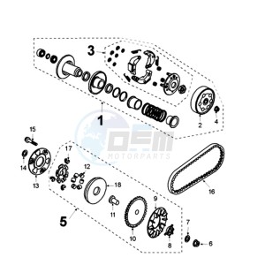 VCLIC BAEVP2 drawing CLUTCH WITHOUT SENSOR