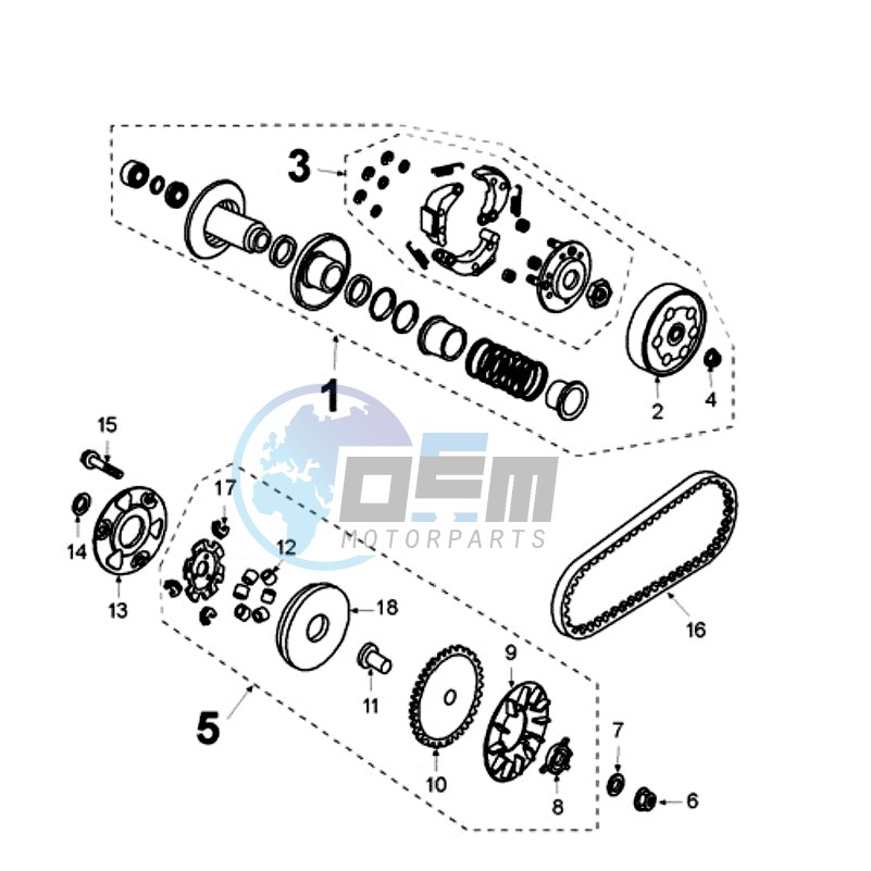 CLUTCH WITHOUT SENSOR