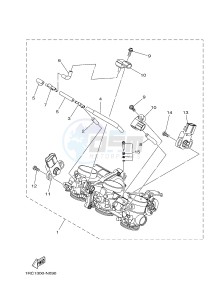 MT09A MT-09 STREET RALLY ABS 900 (2DRJ 2DRK) drawing INTAKE