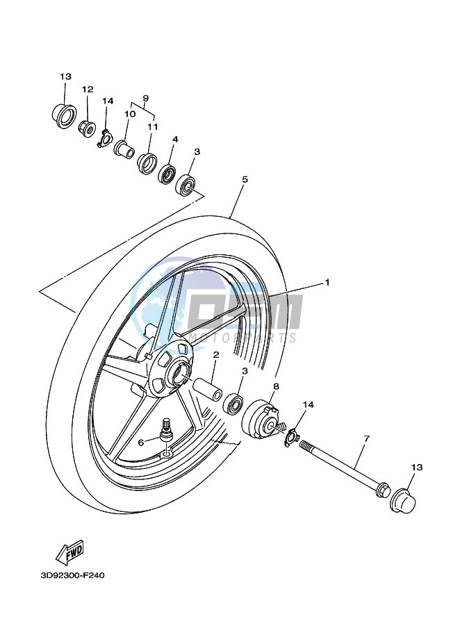 FRONT WHEEL