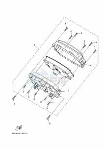 MWS125-C TRICITY 125 (BCS5) drawing CRANKCASE COVER 1