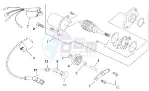 Rally 50 H2O drawing Ignition unit