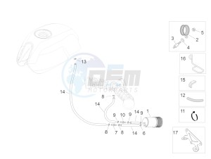 V7 II Special ABS 750 USA-CND drawing Fuel vapour recover system