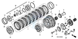 VFR1200FD VFR1200F UK - (E) drawing CLUTCH ( VFR1200F)