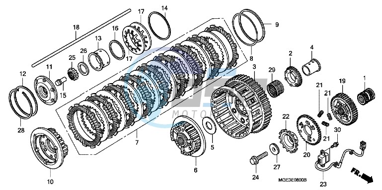 CLUTCH ( VFR1200F)