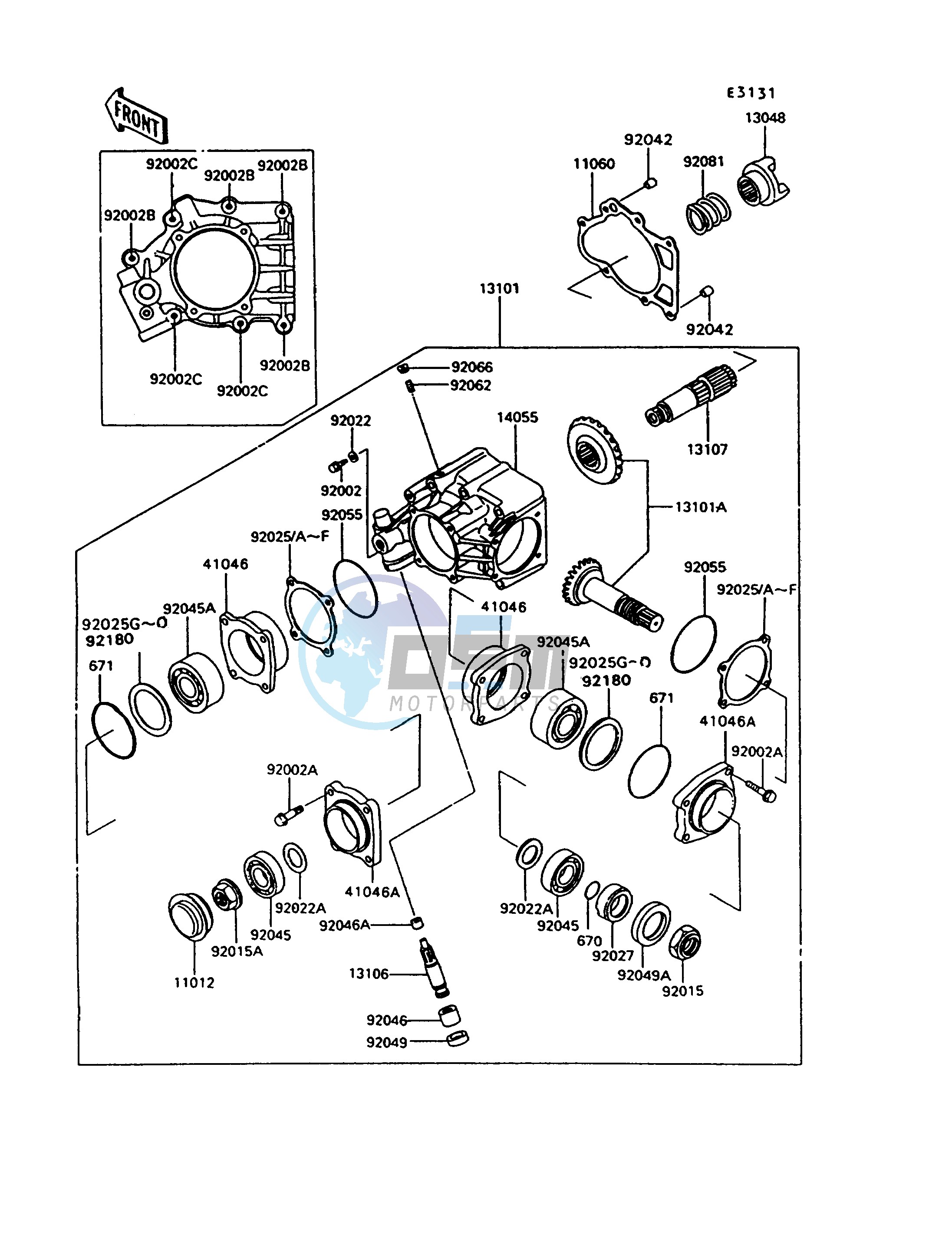 FRONT BEVEL GEAR