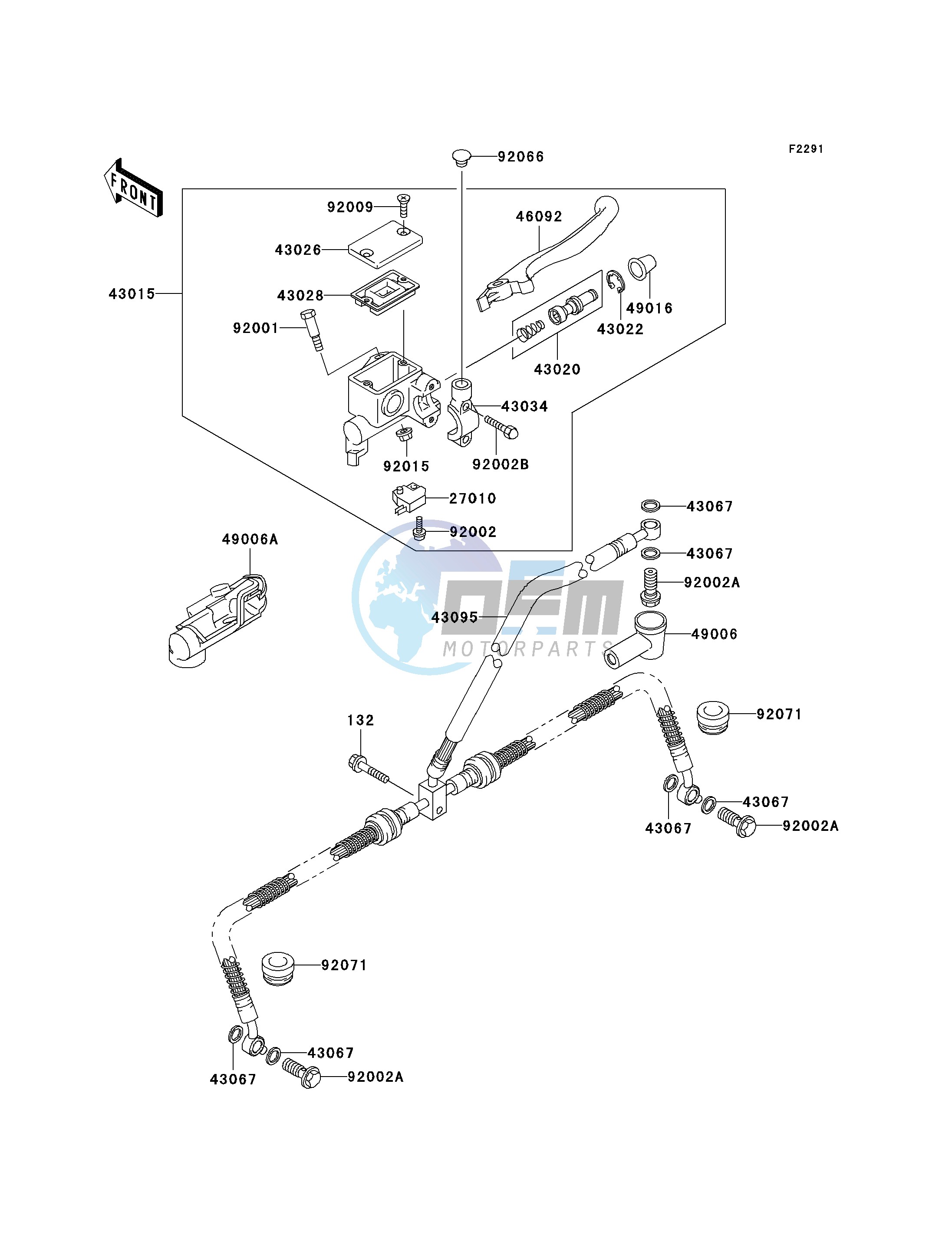 FRONT MASTER CYLINDER