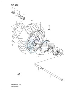 AN650 drawing REAR WHEEL (AN650AL1 E51)