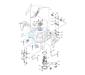 XJ6-N 600 drawing FUEL TANK 20S1-S2-S5-SA