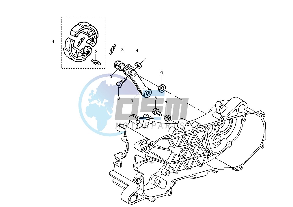 Rear brake shoes