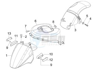 Fly 50 4t 4v (USA) drawing Wheel housing - Mudguard