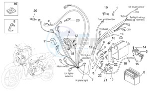 Scarabeo 100 (eng. Minarelli) drawing Electrical system