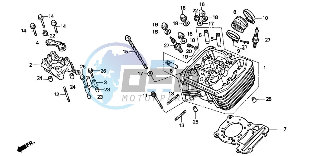 CYLINDER HEAD (FRONT)