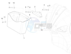 Liberty 125 4T PTT E3 (E) (EMEA) drawing Front luggage rack