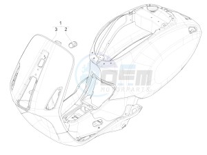 PRIMAVERA 50 4T-3VS E4 (EMEA) drawing Frame/bodywork