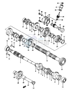 LT-F250 1997 drawing TRANSMISSION (1)