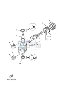 F20LPHA-2019 drawing CRANKSHAFT--PISTON