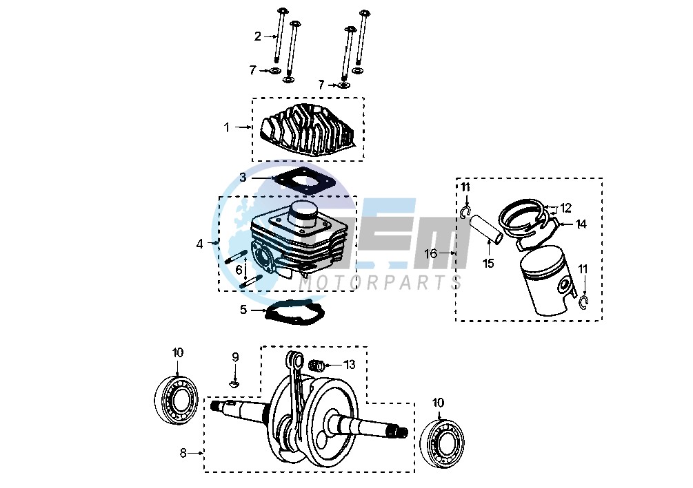 CRANKSHAFT-CYLINDER