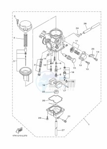 YBR125E YBR125 (BN9C) drawing CARBURETOR