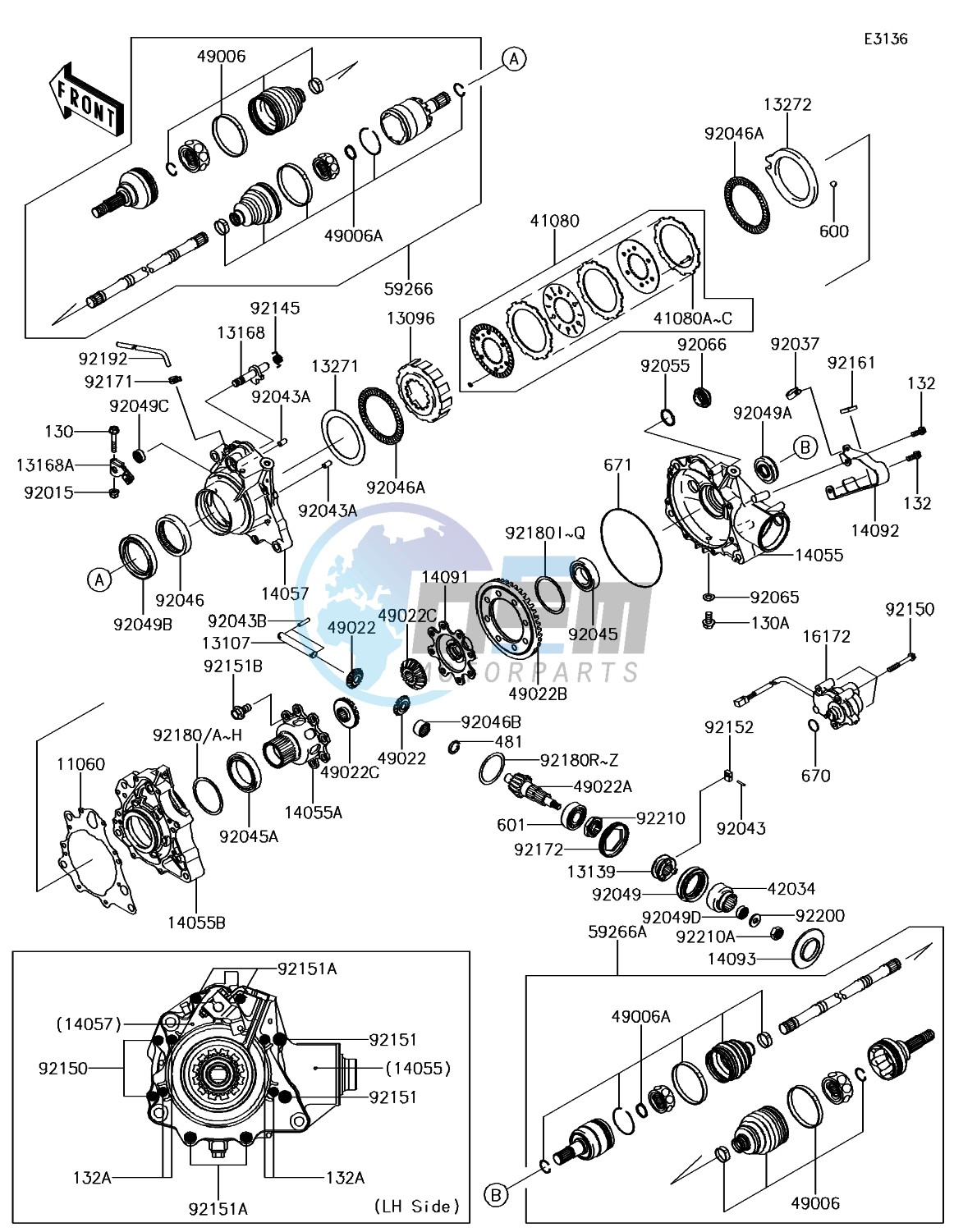 Drive Shaft-Front