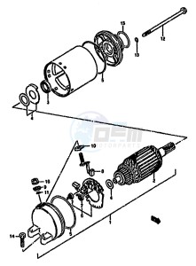 GSX750F (K-T) drawing STARTING MOTOR