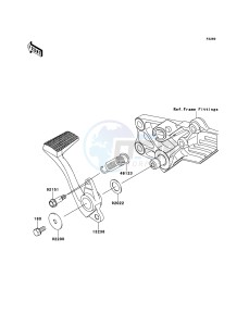 1400GTR_ABS ZG1400CEF FR GB XX (EU ME A(FRICA) drawing Brake Pedal