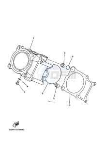 YFM450FWBD KODIAK 450 EPS (BEYA) drawing CYLINDER