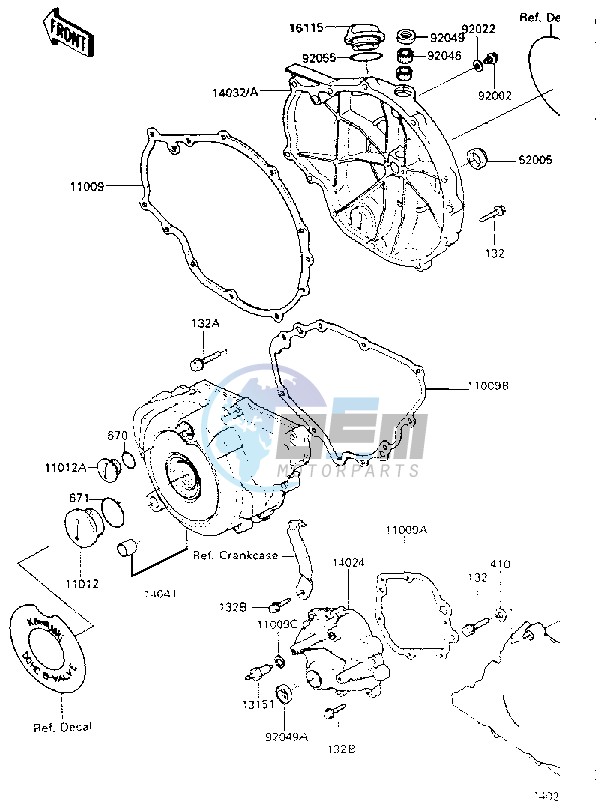 ENGINE COVER-- S- -