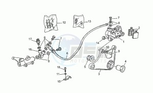 Nevada 750 Club Club drawing Rear brake caliper