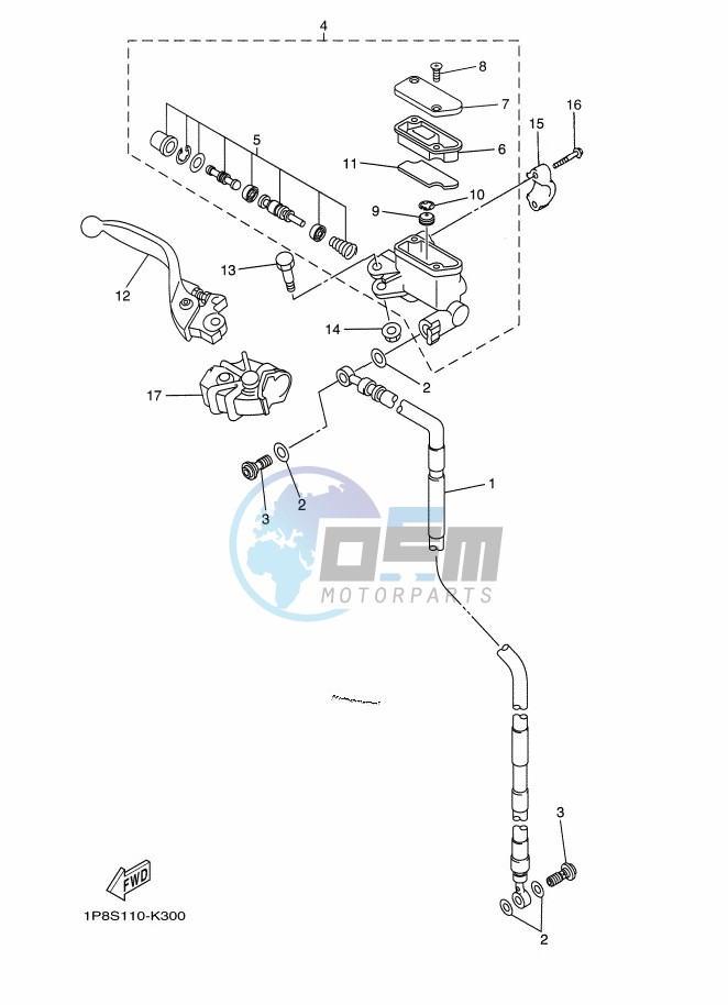 FRONT MASTER CYLINDER