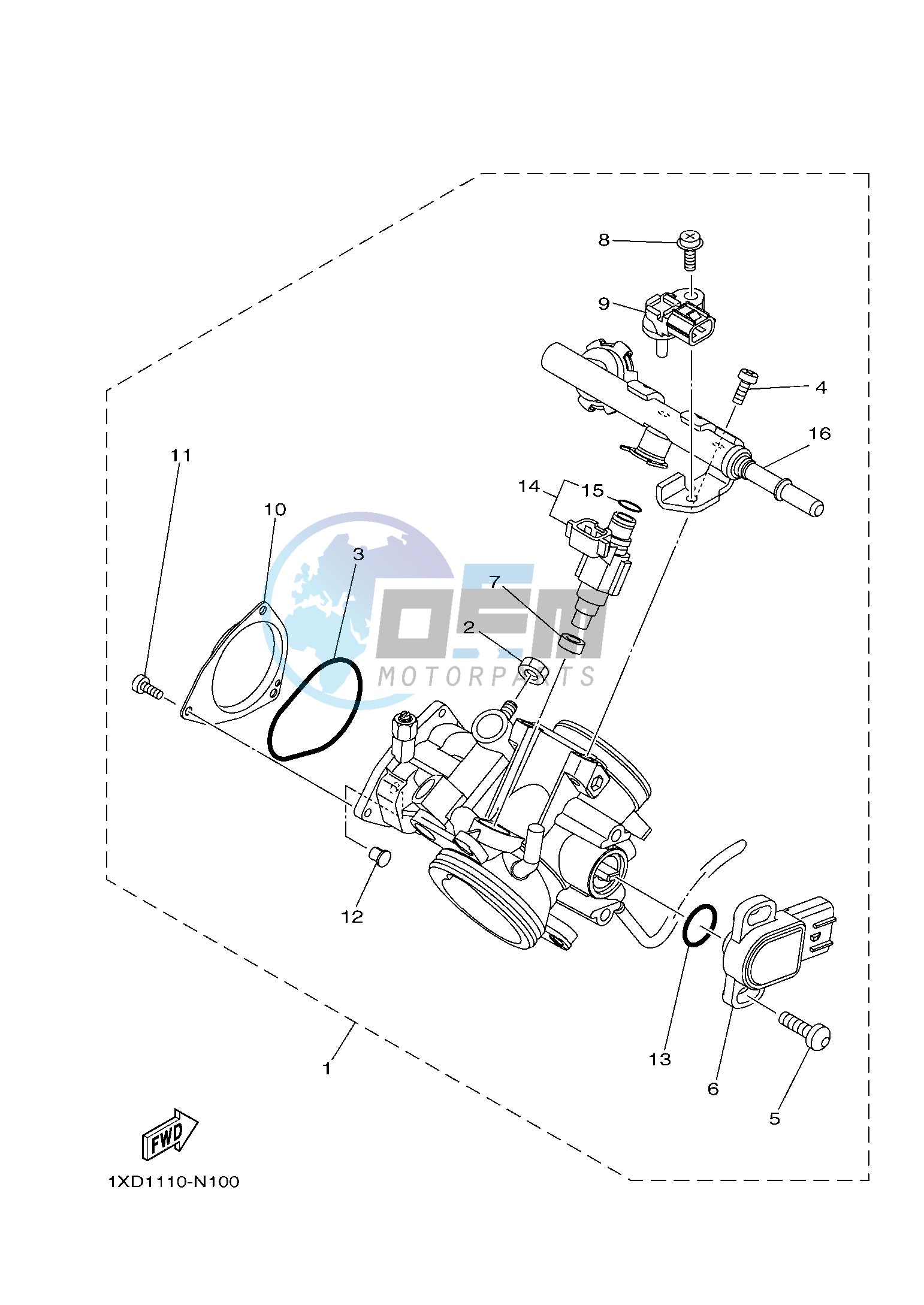 THROTTLE BODY ASSY 1