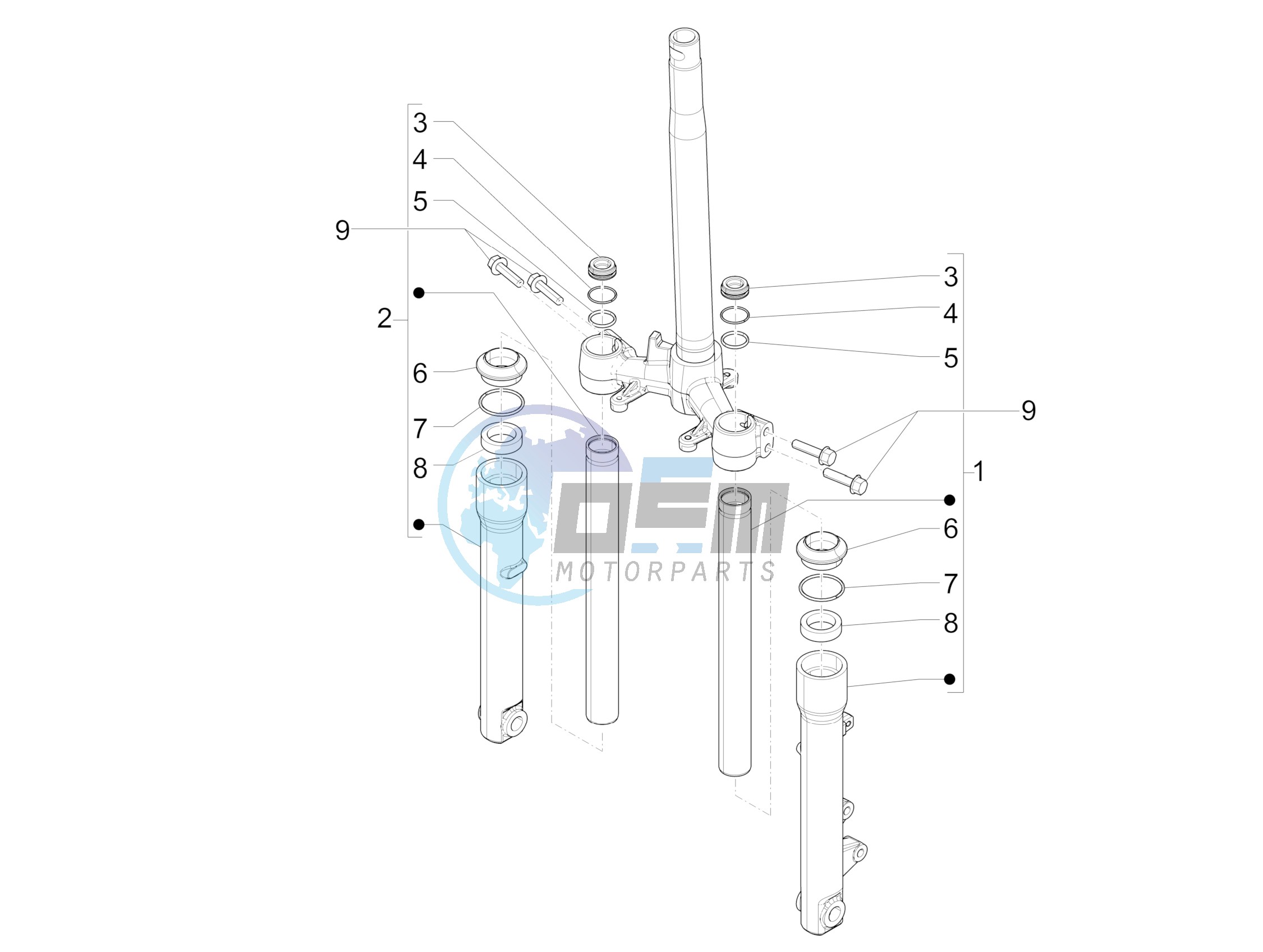 Fork's components (Wuxi Top)