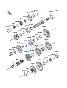 NINJA_ZX-6R ZX600P7F FR GB XX (EU ME A(FRICA) drawing Transmission