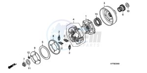 TRX420FAA Europe Direct - (ED) drawing STARTING CLUTCH