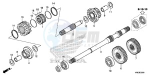 TRX500FA5F TRX500FA Europe Direct - (ED) drawing FINAL SHAFT